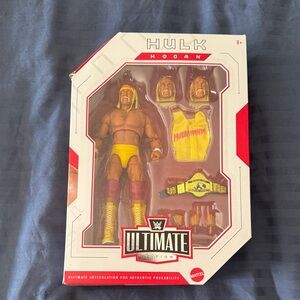 Mattel WWE Ultimate Edition Hulk Hogan Figure with Yellow and Red Gear